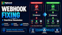 do gohighlevel API integration, webhook setup, automation and bug fixing