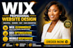 build wix website design,wix website redesign,wix business website development