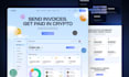 design a modern landing page in figma for web and mobile