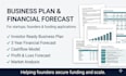 write a business plan and financial forecast