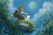 create colorful book covers for children books