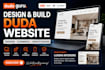 build duda website design, duda website redesign ecommerce duda website builder