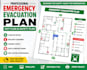 design a professional emergency evacuation plan, exit plan, and safety plan