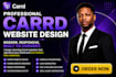 design carrd website, carrd landing page, and redesign carrd website