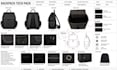 bag tech pack designer soft goods backpack tech pack duffel bag golf bag  design