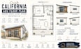 create california adu floor plan modern house layout design architectural plan