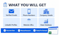 do b2b lead generation,data enrichment email list building,and prospect research