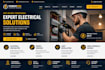 do electrical contractor website wiring services website light installation site