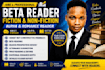 beta read, romance beta reader, beta reader fantasy, thriller beta reader