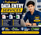 do fast and accurate data entry and copy typing work