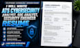 write ats cybersecurity analyst soc  analyst  security engineer resume