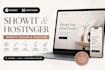 hostinger showit website design showit redesign website hostinger website design