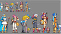 pixel art animation, 2d sprite sheet nsfw pixel art pixel art character game art