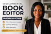 developmental book editor and proofread fiction