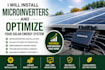 install micro inverters and optimize your solar energy system