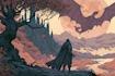 fantasy book cover illustration