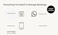 create a booking website with calendly and whatsapp integration