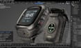 wearable tech cad, gps device enclosure, outdoor electronics cad modeling