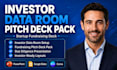 design investor data room pitch deck startup fundraising deck