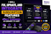 fix, update or integrate subscription features into your roku channel