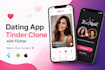 develop dating app tinder clone matchmaking app as a flutter developer
