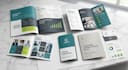 design luxury real estate brochure, company brochure design, trifold or bifold