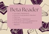 be an honor to read the beta version of your manuscript