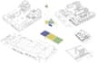 draw an architectural axonometric illustration or diagram