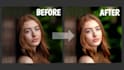 do professional photo retouching and skin smoothing