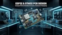 design compact pcb, esp32, stm32 schematic and hardware prototyping pcb