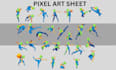 pixel art sprite sheet pixel game art pixel art design asset sprite tileset