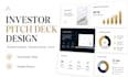 design investor pitch deck business startup deck presentation design