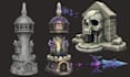 high quality unity game assets, 3d game assets, unity game props low poly assets