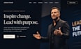design squarespace keynote speaker author website with booking