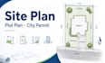 draw site, plot plan property layout for city permit