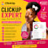 your clickup consultant setup clickup dashboard clickup workflow automation crm