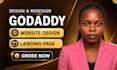 godaddy website design godaddy website redesign develop godaddy website design