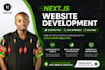 be your full stack developer for saas frontend and backend developer nextjs