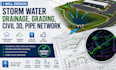 design storm water drainage, grading, civil 3d, pipe network