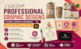 do professional graphic design, flyer and logo design