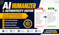 edit and humanize ai written content professionally