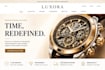 design a premium shopify wristwatch store with custom spec tables