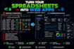 convert your excel or google sheets workflow into a web app