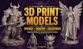 create custom 3d characters miniatures creatures and statues