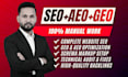 do complete monthly website on page GEO, aeo, local and ai SEO optimization