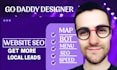 create godaddy website local business godaddy website design seo optimization