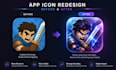 redesign a modern icon for app store