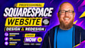 design modern squarespace website develop squarespace revamp redesign website