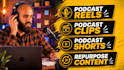 create a podcast intro trailer repurpose content into reels