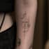 design a delicate fine line tattoo lettering